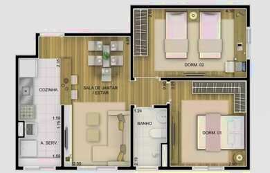 Imagem 3: Inspire Flores - Apartamento para Alugar na Vila São João em Barueri, SP