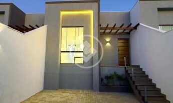 Imagem: Casa individual moderna com suíte e acabamento