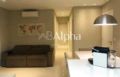 Imagem 2: Apartamento mobiliado para locação no Condomínio Bellagio Eco Park em Alphaville - SP