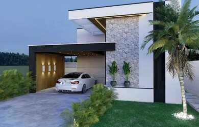 Imagem 4: Casa térrea no Alphaville Ceará 4, 3 suítes plenas e área de lazer com piscina