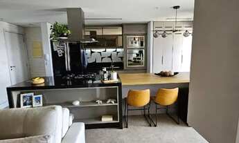 Imagem 3: Apartamento à venda no Valparaiso em Santo André. Com 86m² de área útil com varanda gourme