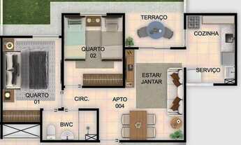 Imagem 2: Saia do Aluguel com o Quinta das Baraunas