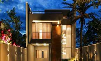 Imagem: Sobrado com terraço em conceito moderno