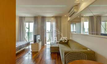 Imagem: Flat com 1 dormitório para alugar, 48 m²