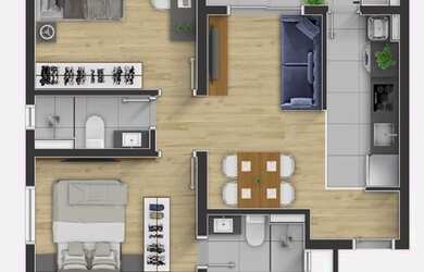 Imagem 6: APARTAMENTO com 1 dormitório à venda por R$ 249.900,00 no bairro Rebouças - CURITIBA / PR