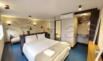 Imagem 7: Flat para locação no La Residence Itaim, contendo 45m², 1 dormitório e 1 vaga de garagem