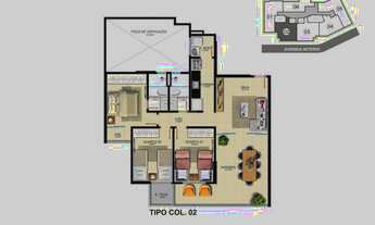 Imagem 4: Art Life, na Praia do Morro, Empreendimento de alto padrão de frente total para o mar com