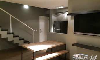 Imagem 3: Apartamento Duplex à venda e locação no Brooklin, com 89m2, equipado e mobiliado, 01 dormi