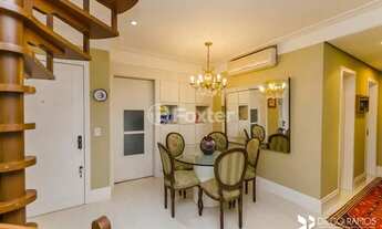 Imagem 3: Cobertura com belíssima vista para o Guaíba, para venda tem 159 metros quadrados com 2 qua