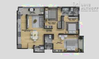 Imagem 6: Apartamento à venda, 3 dormitórios sendo 1 suíte - João Paulo, Florianópolis/SC