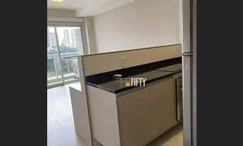 Imagem 3: Apartamento com 1 dormitório para alugar, 47 m² por R$ 4.195/mês - Santo Amaro - São Paulo