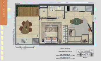 Imagem 2: Studio à venda, 1 quarto, Gávea - RIO DE JANEIRO/RJ