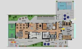 Imagem 3: Imóvel para aluguel possui 41 metros quadrados com 1 quarto em Campo Grande - Santos - SP