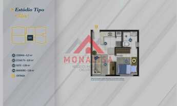 Imagem 2: Flats tipo studio na região central de Montes Claros