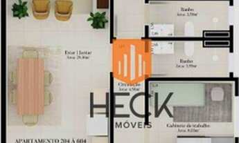 Imagem 4: Apartamento com 3 dormitórios à venda, 129 m² por R$ 712.000,00 - Vista Alegre - Ivoti/RS