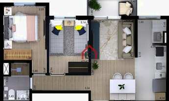 Imagem: Apartamento com 2 dormitórios à venda