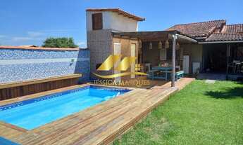 Imagem 4: Linda casa a pronta entrega de 3 quartos, área gourmet e piscina em Unamar - Cabo Frio - R