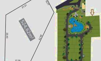 Imagem 2: Terreno com 524,62 m² localizado no Residencial Quintas do em Nossa Senhora das Graças - C