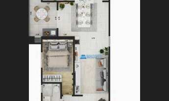 Imagem 5: EM CONSTRUÇÃO: Apartamento Garden com 2 dormitórios à venda, 101 m² por R$ 499.000 - Boque