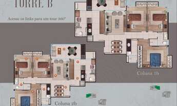 Imagem 6: Apartamento para Venda em Juiz de Fora, Granbery, 3 dormitórios, 1 suíte, 2 banheiros, 2 v