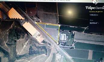 Imagem: Área com 55.660m² na frente da Rodovia