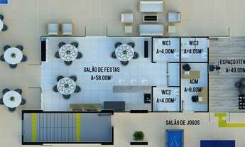 Imagem 5: D114/ Vendo Apartamento 54 m²s com 2 quartos,2 banheiros todo no Porcelanato,entrada facil