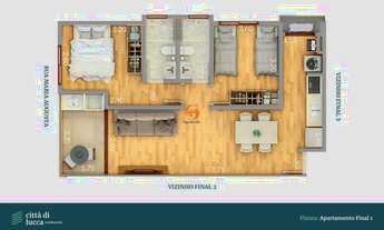 Imagem 3: Apartamentos no LITORAL - Itaguá - 65m² 2 DORMS sendo 1 SUÍTE / Ubatuba - SP / Sacada Gour