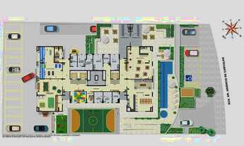 Imagem 4: Apartamento para venda tem 59 metros quadrados com 2 quartos- Bairro Baeta Neves - SBC