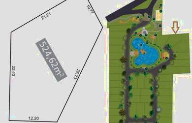 Imagem 7: Terreno com 524,62 m² localizado no Residencial Quintas do em Nossa Senhora das Graças - C