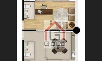 Imagem 2: Sala à venda, 37 m² por R$ 320.000,00 - Centro - Santo André/SP