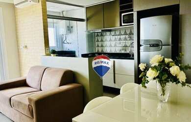 Imagem 2: DESOCUPADO! Apartamento de 1 dormitório, mobiliado, vaga de garagem, condomínio infra, Bai