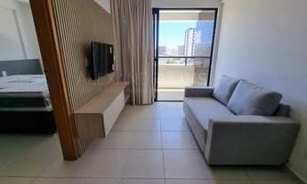 Imagem 3: Edf. Corais do Mar no coração da Jatiúca. Quarto Sala Mobiliado