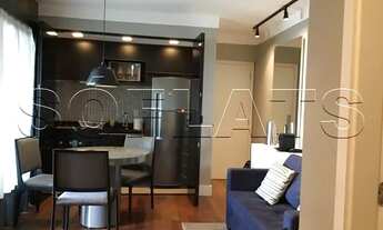 Imagem 2: Flat para locação completo, com cozinha, prox a Av. Jornalista Roberto Marinho