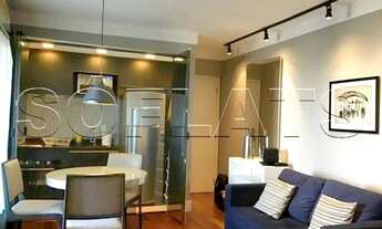 Imagem: Flat para locação completo, com cozinha