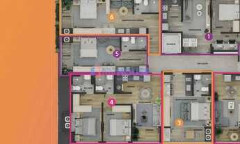 Imagem 2: Studio LIV Jardins à Venda no Sul da Cidade Último Andar, Vista Mar e Localização Imbatív