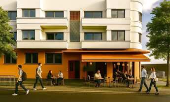 Imagem 4: Studio mobiliado de 22m² no Edifício Aurora Mercês, Curitiba