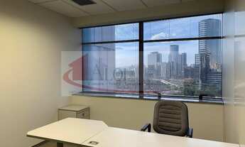 Imagem 6: Conjunto para locação, 306 m² mobiliados na região da Berrini Ar condicionado central Piso