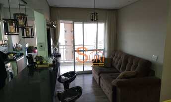 Imagem 2: Apartamento com 3 dormitórios à venda, 67 m² por R$ 593.600 - Vila Homero Thon - Santo And