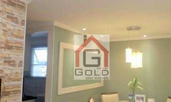 Imagem 2: Apartamento com 2 dormitórios à venda, 50 m² por R$ 270.000 - Vila Lutécia - Santo André/S