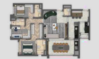 Imagem 2: Apartamento com 3 dormitórios à venda, 120 m² por R$ 1.601.983,00 - Nova Campinas - Campin