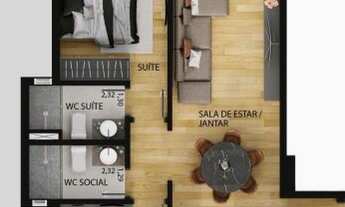 Imagem 6: Apartamento com 2 e 3 dormitórios à venda, 60 m² por a partir de R$ 349.800 - Aeroclube