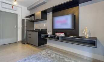 Imagem 3: Apartamento à venda com 32 m2, sala com varanda, suite, mobiliado, Pinheiros, São Paulo, S