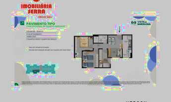 Imagem 3: Apartamento para venda com 44 metros quadrados com 2 quartos em Porto Canoa - Serra - ES