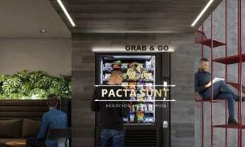 Imagem 9: Lindo studio com 1 dormitório, sala e cozinha integrados, varanda à venda, 23 m² por R$ 57