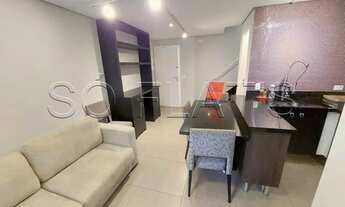 Imagem 4: Lindo Flat mobiliado com serviços e vaga em Moema disponível para locação