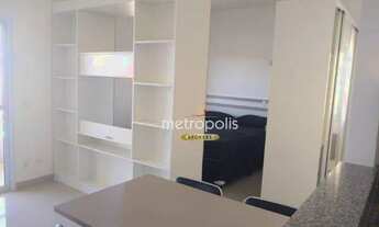 Imagem 5: Apartamento com 1 dormitório para alugar, 50 m² por R$ 3.190,70/mês - Jardim do Mar - São