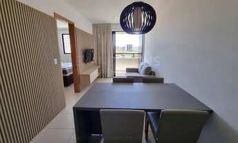 Imagem 2: Edf. Corais do Mar no coração da Jatiúca. Quarto Sala Mobiliado