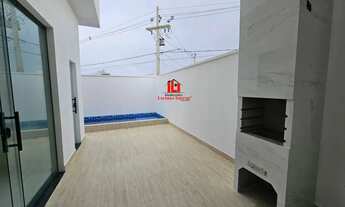 Imagem 5: Casa Térrea no Vivenda das Marinas com 3 Suítes/Imovel Novo/ sala com pé-direito alto