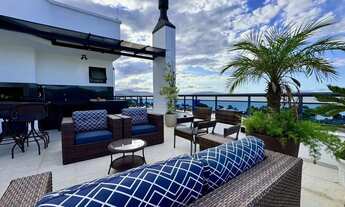 Imagem 2: Ampla cobertura plana com uma linda vista mar no bairro Balneário