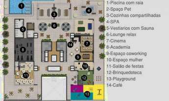 Imagem 3: Apartamento com 3 dormitórios à venda, 82 m² por R$ 422.000,00 - Centro - Poços de Caldas